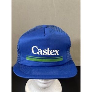 Vintage Castex Blue Trucker SnapBack Hat